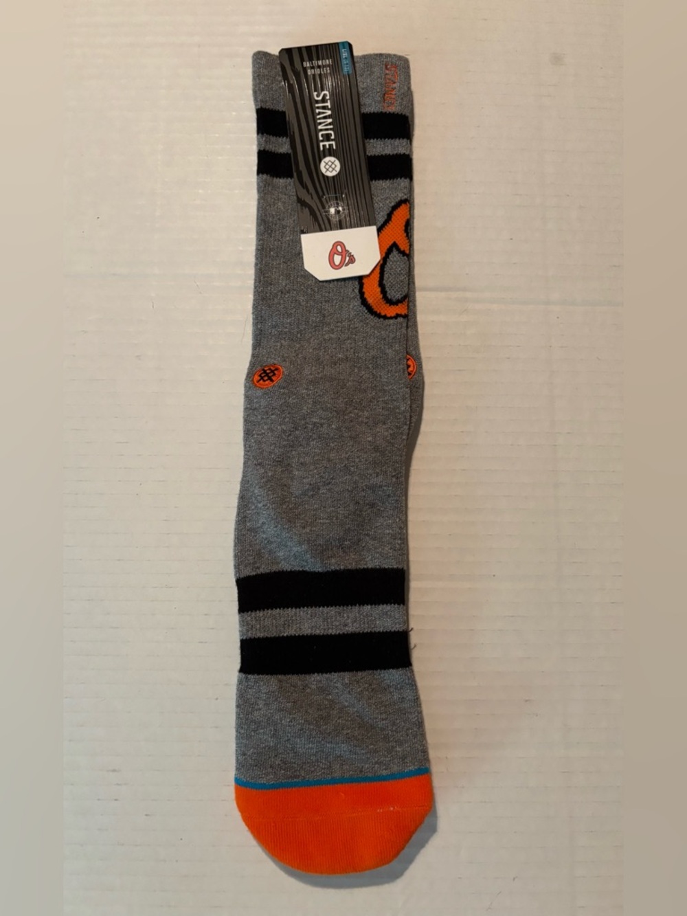 Stance x MLB Men’s Crew Socks Baltimore Orioles SZ L (9-12) NWT